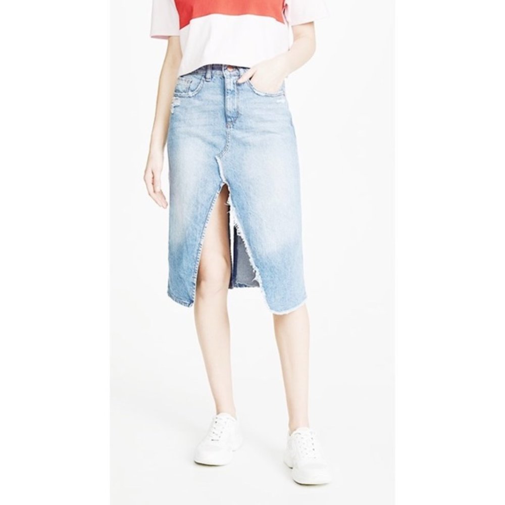 NWT Dl1961 Georgia Midi Skirt